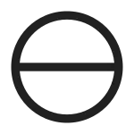 Circle Line SVG Icon